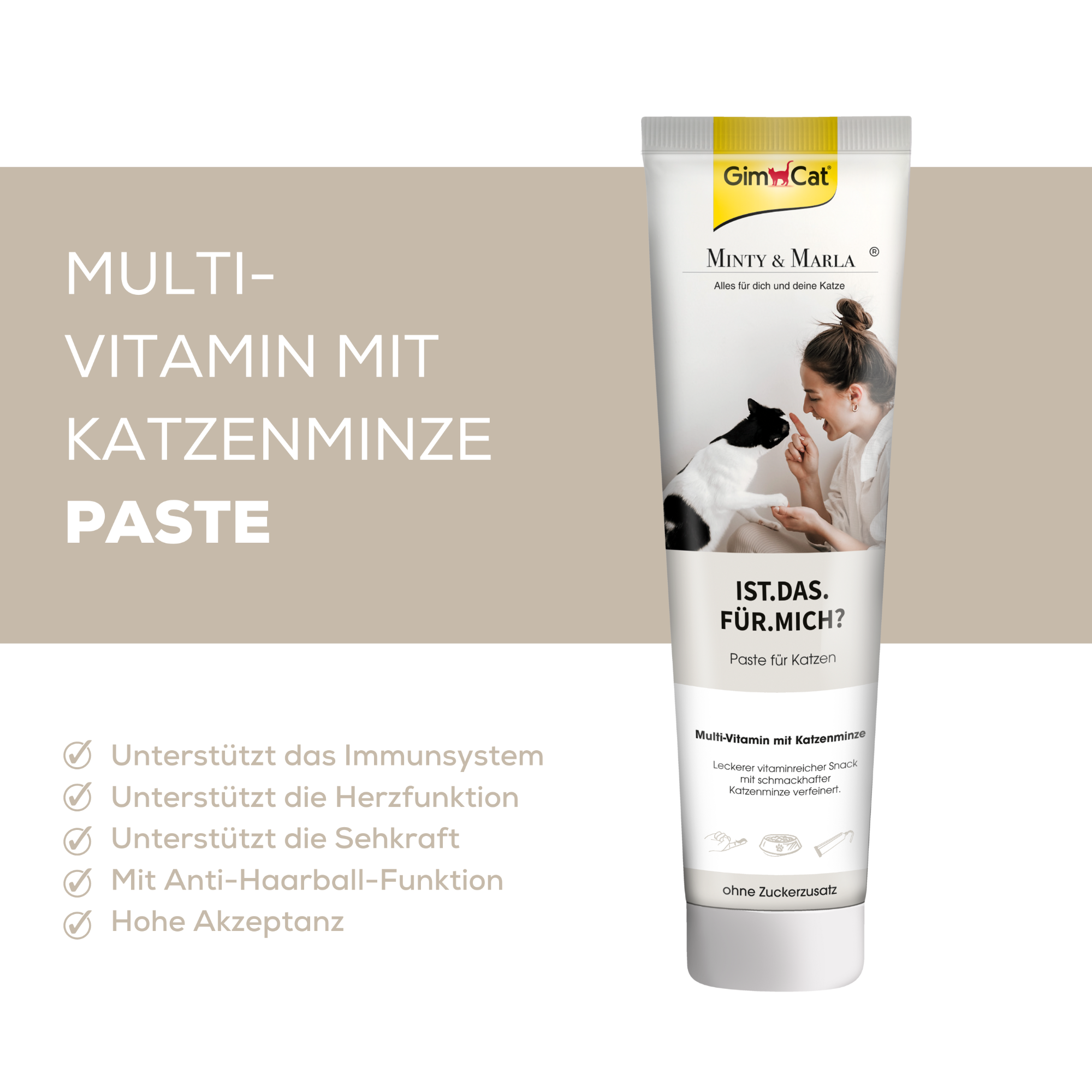 Porträt Minty&Marla > Die GimCat Paste für Minty & Marla >  | GIMBORN
